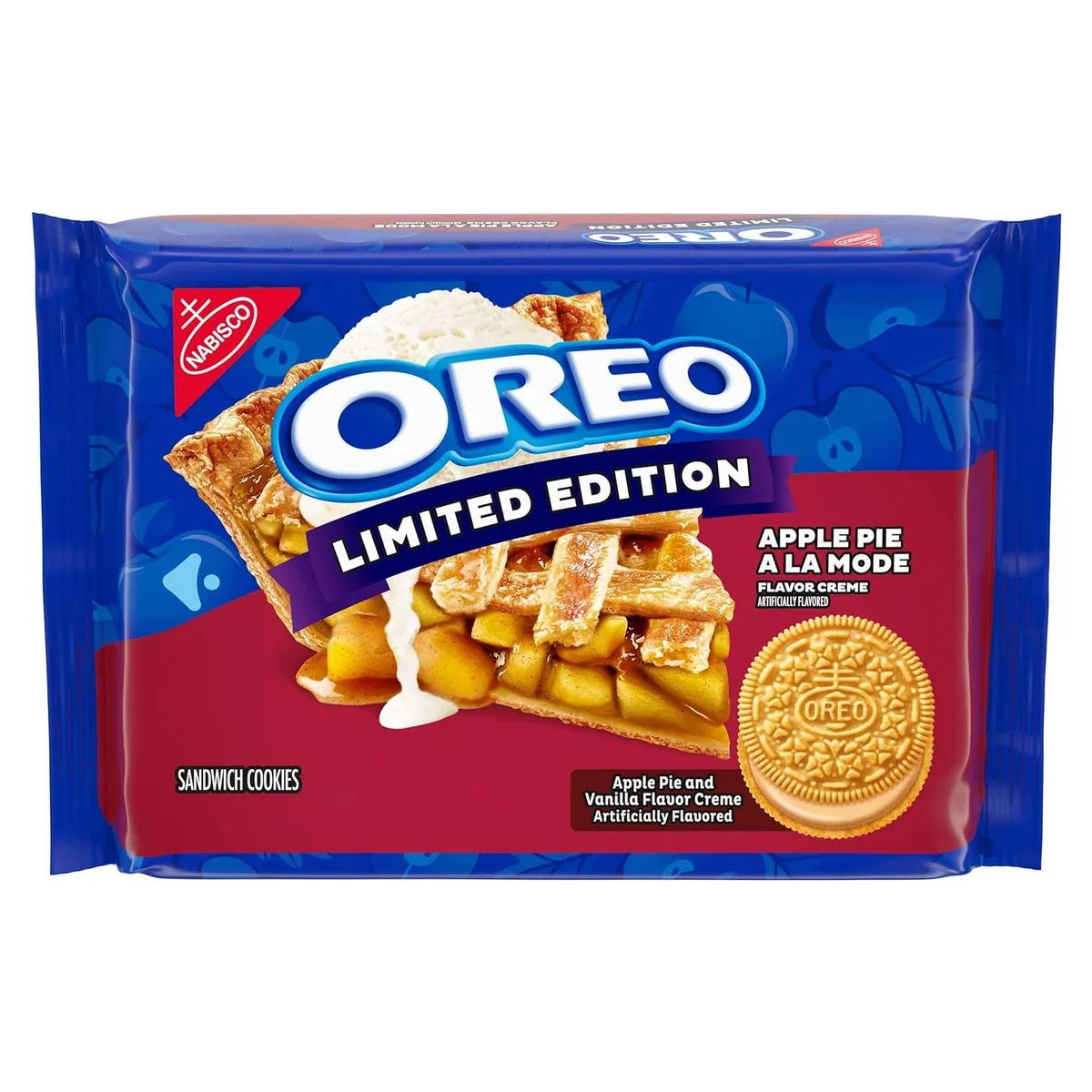 Nabisco OREO Apple Pie a la Mode Sandwich Cookies, 10.68 oz, photo 1 of 4