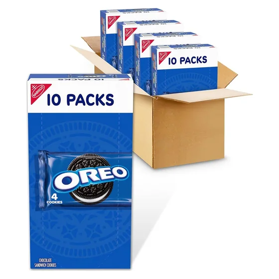 Nabisco OREO Chocolate Sandwich Cookies, 40 snack packs
