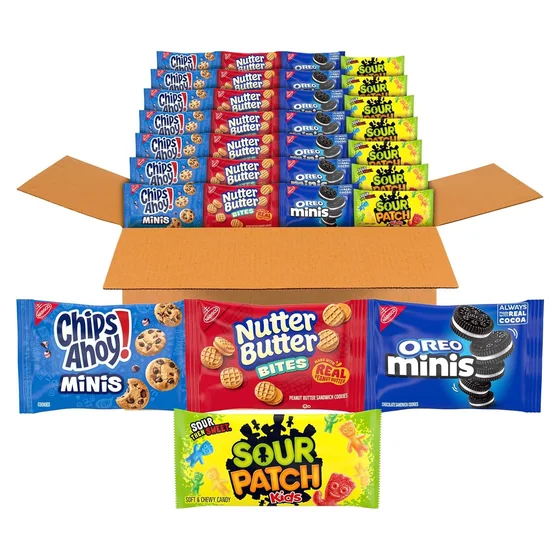 Nabisco Nabisco Cookies & Candy Variety Pack, 32 snack packs, 4 kinds