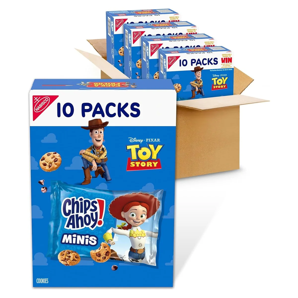 Nabisco CHIPS AHOY! Minis Original Fudgy Chocolate Chip Cookies, 40 snack packs, photo 1 of 6