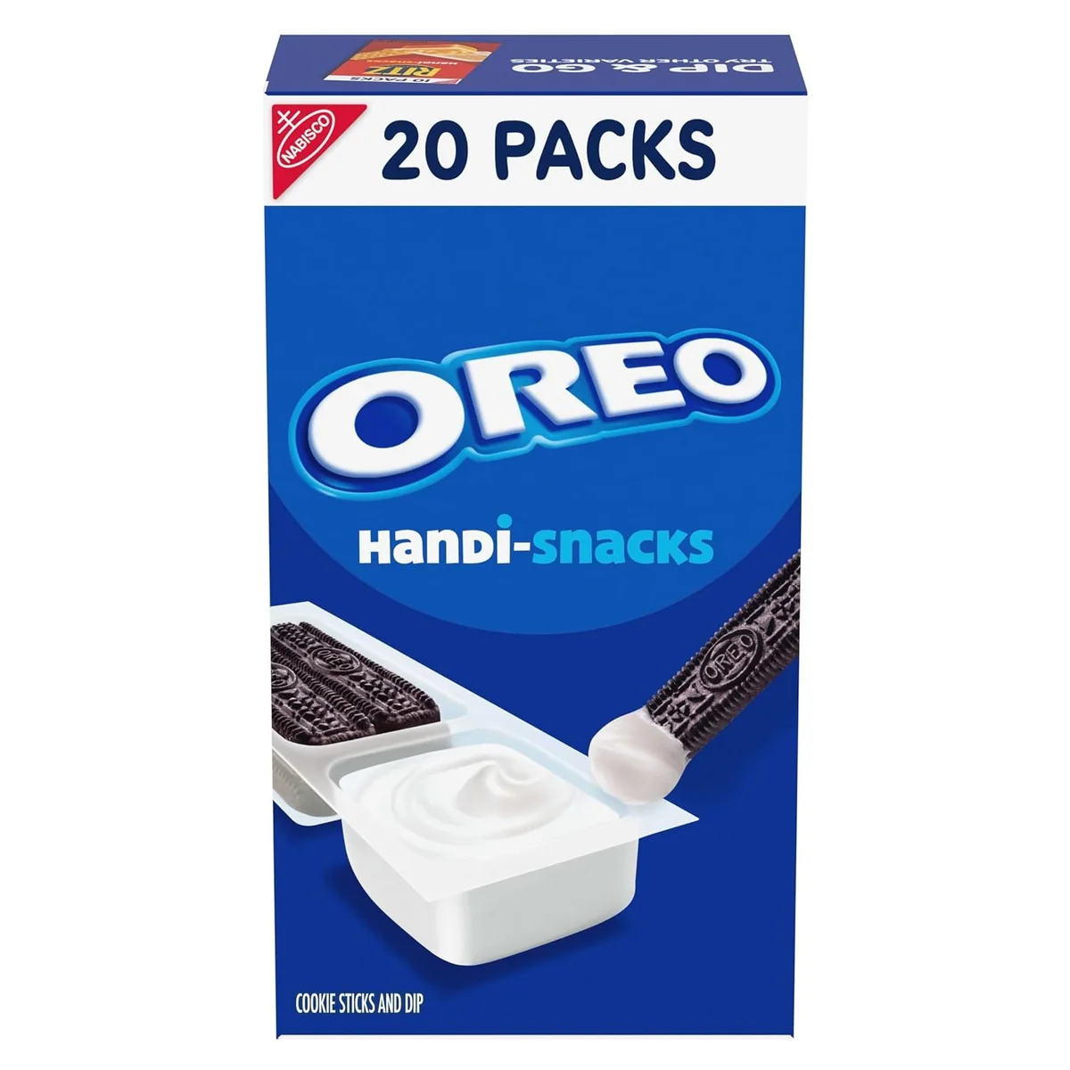 Nabisco Handi-Snacks OREO Cookie Sticks 'N Creme Dip Snack Packs, 20 snack packs, photo 1 of 5
