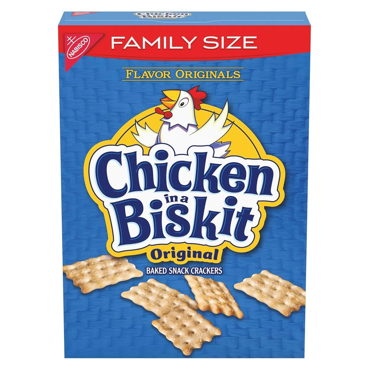 Nabisco Chicken in a Biskit Original Baked Snack Crackers, Family Size, 12 oz, photo 1 of 5