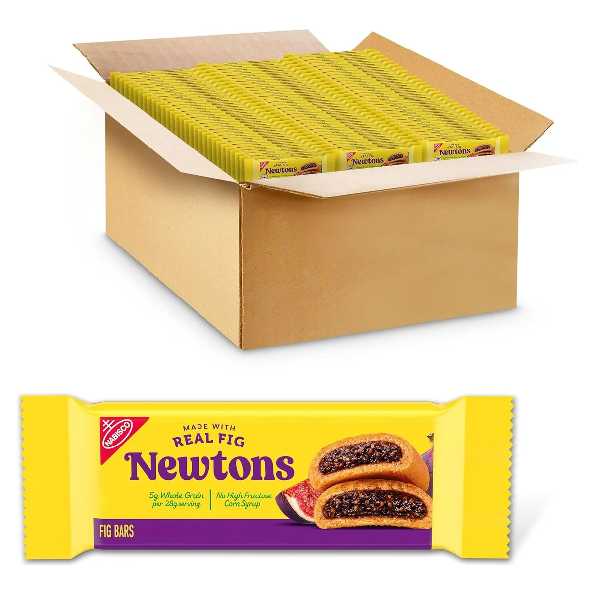 Nabisco Newtons Soft & Fruit Chewy Fig Cookies, 120 snack packs, 1 cookie each, photo 1 of 5