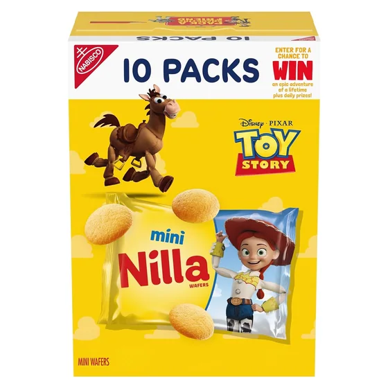 Nabisco NILLA Wafers Mini Cookies, 10 snack packs