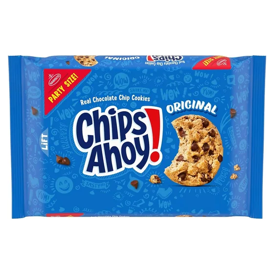 Nabisco CHIPS AHOY! Original Chocolate Chip Cookies, Party Size, 25.3 oz