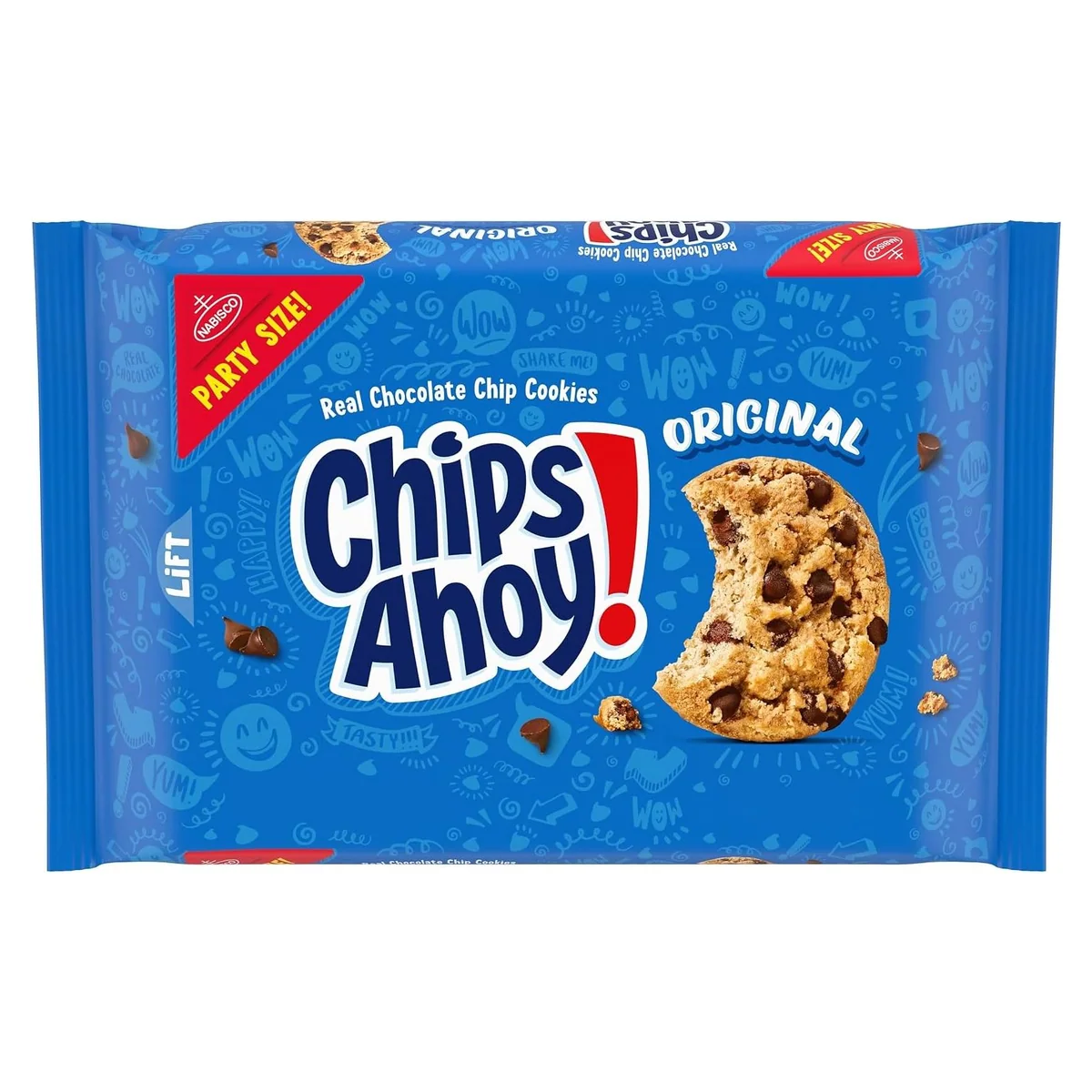 Nabisco CHIPS AHOY! Original Chocolate Chip Cookies, Party Size, 25.3 oz, photo 1 of 6