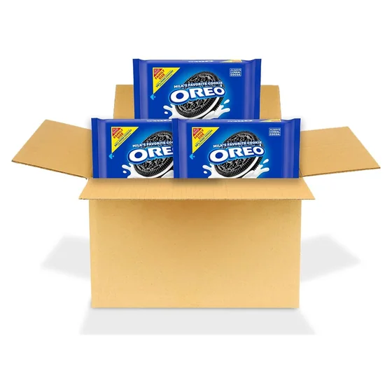 Nabisco OREO Chocolate Sandwich Cookies, 3 × 18.12 oz packs