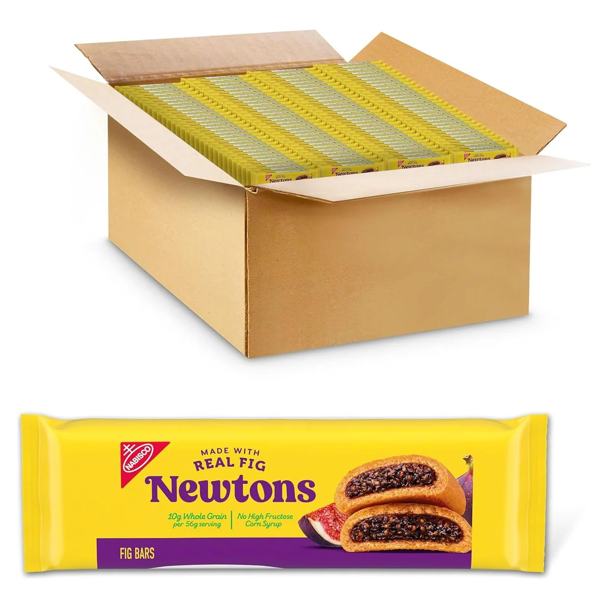 Nabisco Newtons Soft & Fruit Chewy Fig Cookies, 120 snack packs, 2 cookies each, photo 1 of 5