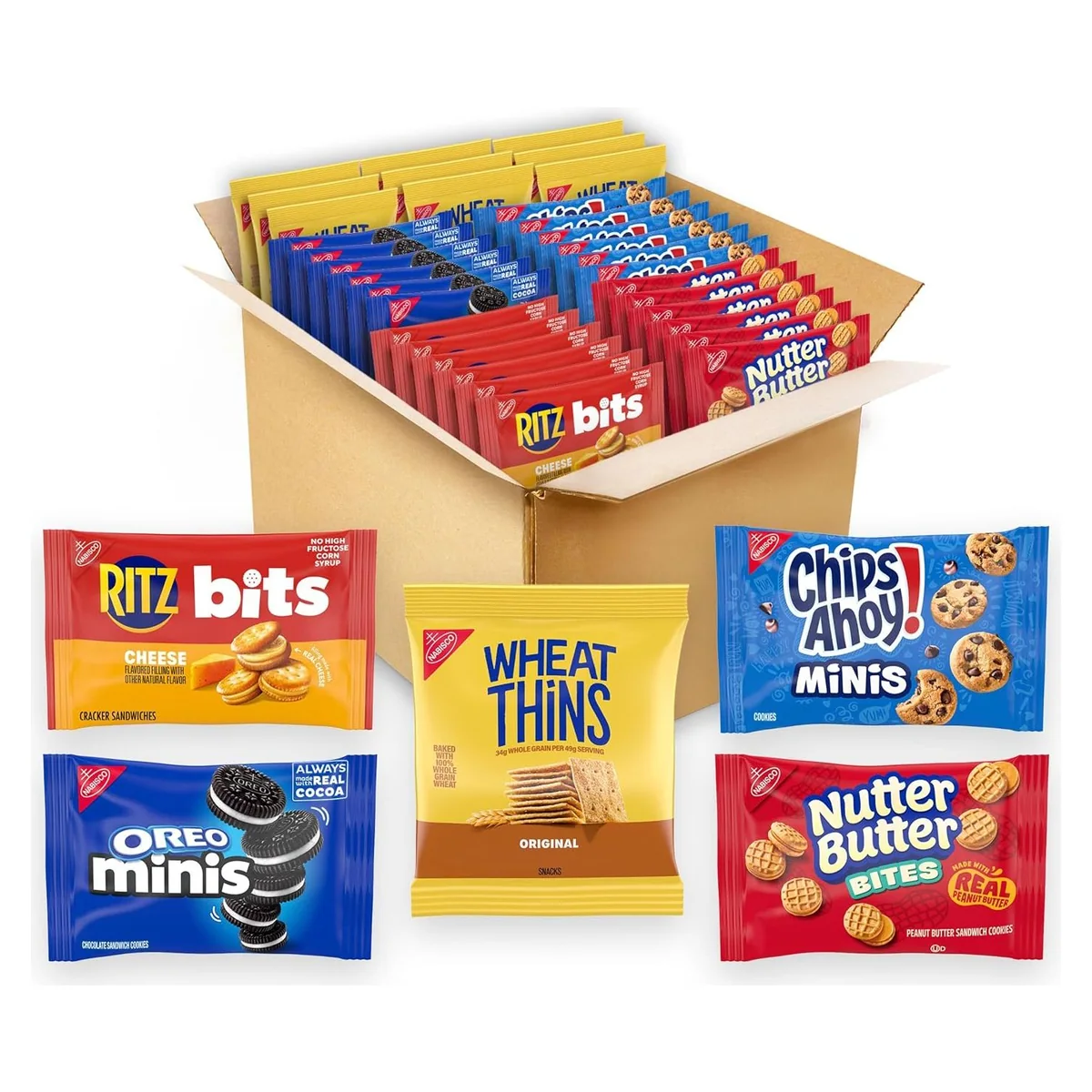Nabisco Nabisco Cookies & Crackers Variety Pack, 50 snack packs, 5 kinds, photo 1 of 6
