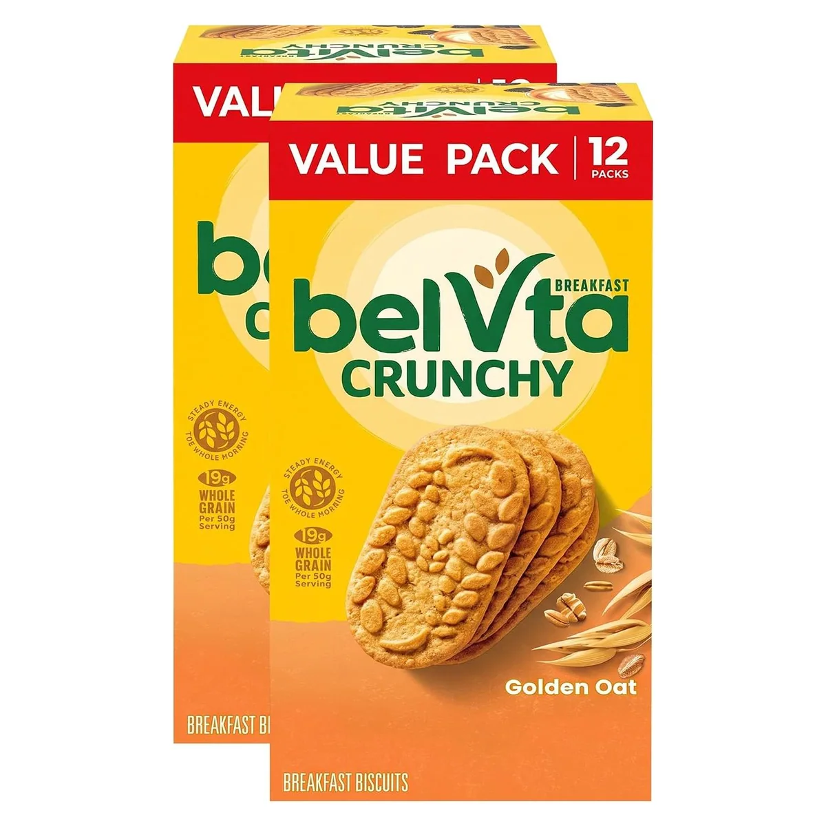 Nabisco belVita Breakfast Bars Biscuits, Golden Oat, 24 packs, 4 biscuits each, photo 1 of 3